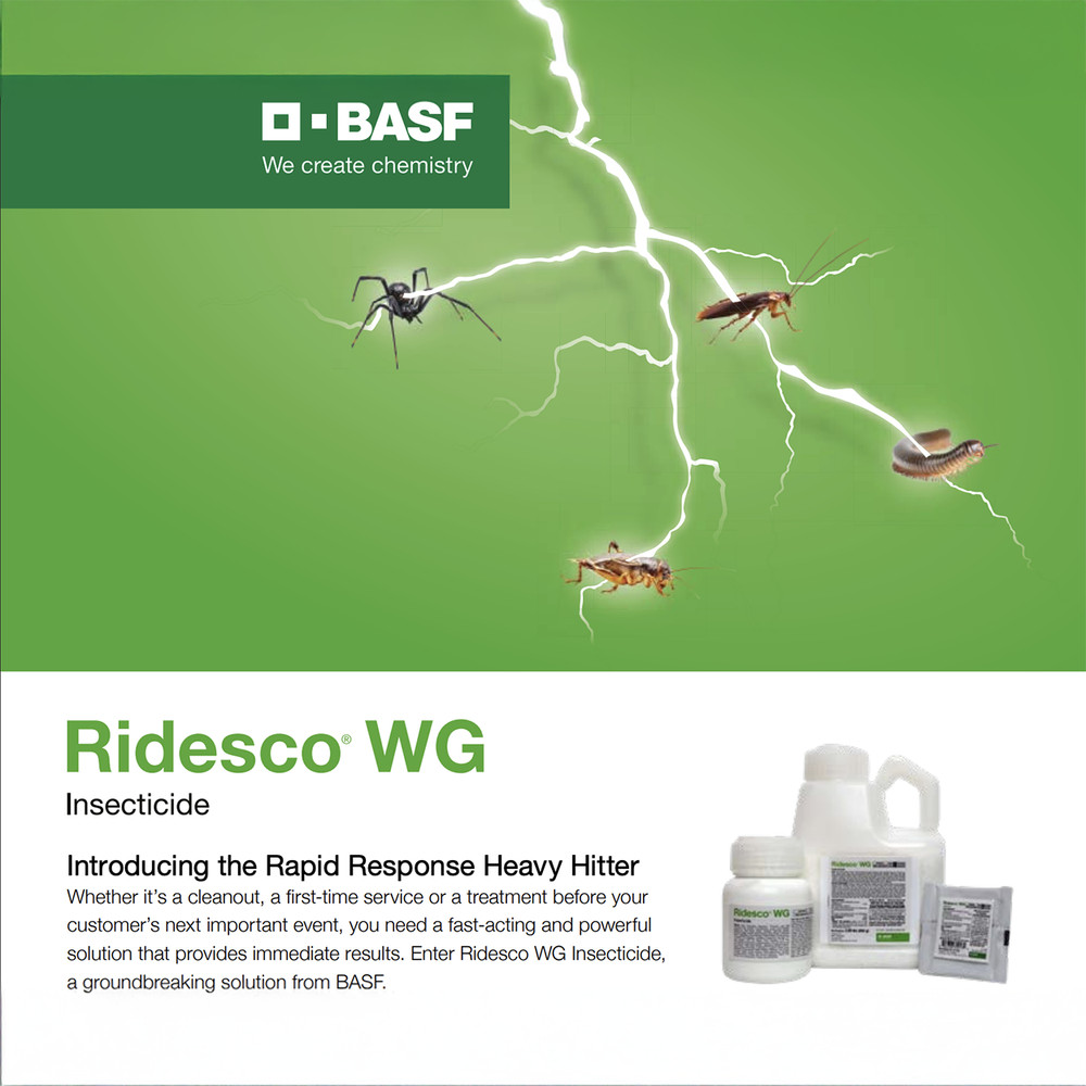 Ridesco WG Insecticide for Clean-Outs & Critical Knockdowns by BASF