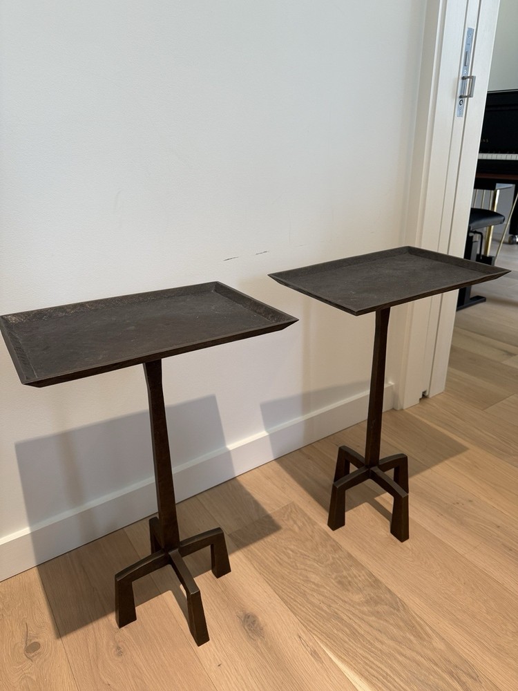 Tom Corbin Solid bronze Side Tables