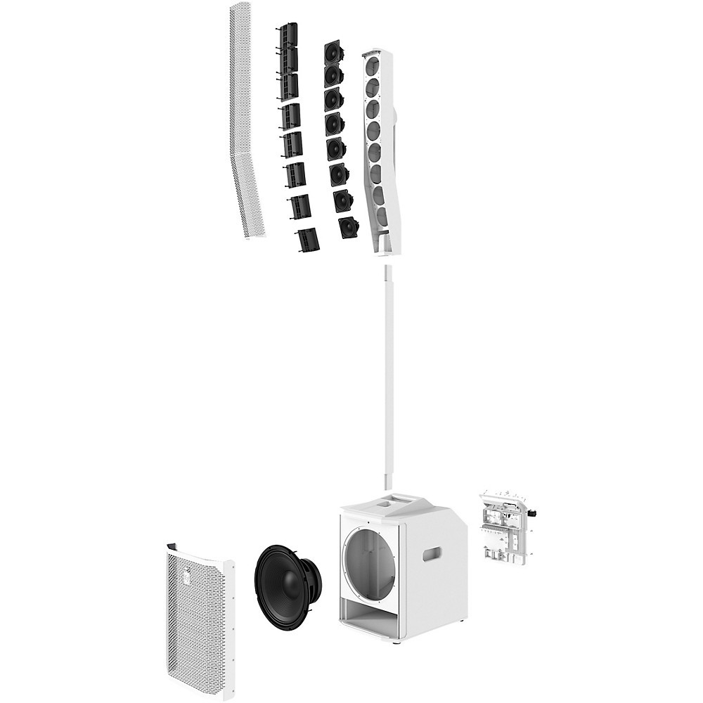 Electro-Voice EVOLVE 50M Portable Linear Column Array PA System, White LN