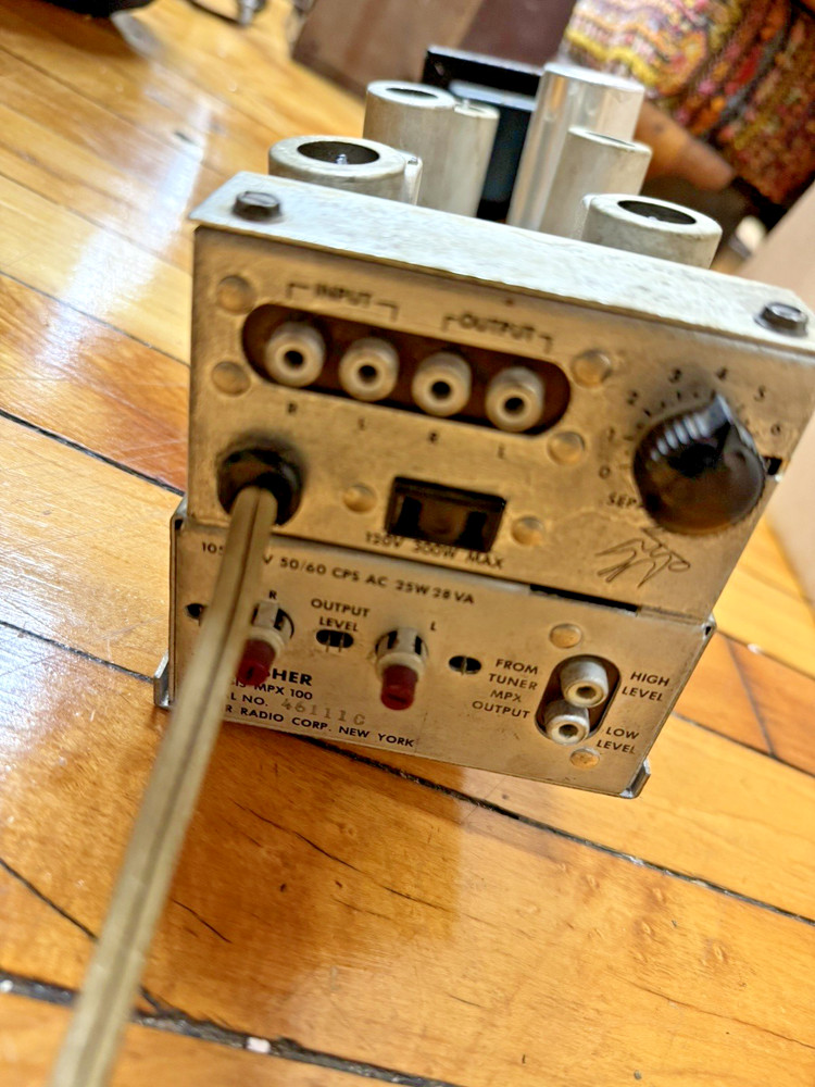 Fisher MPX-100 Tube Multiplex Console Version