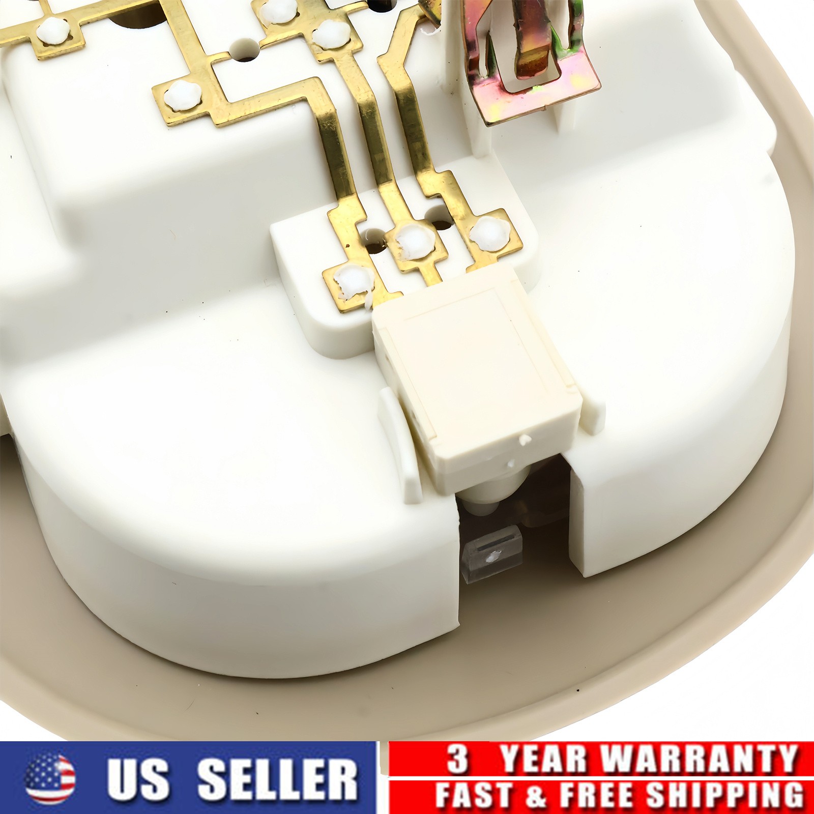 1PCS Beige Overhead LED Dome Light Sunroof Switch For 2004-2008 Ford F-150 NEW