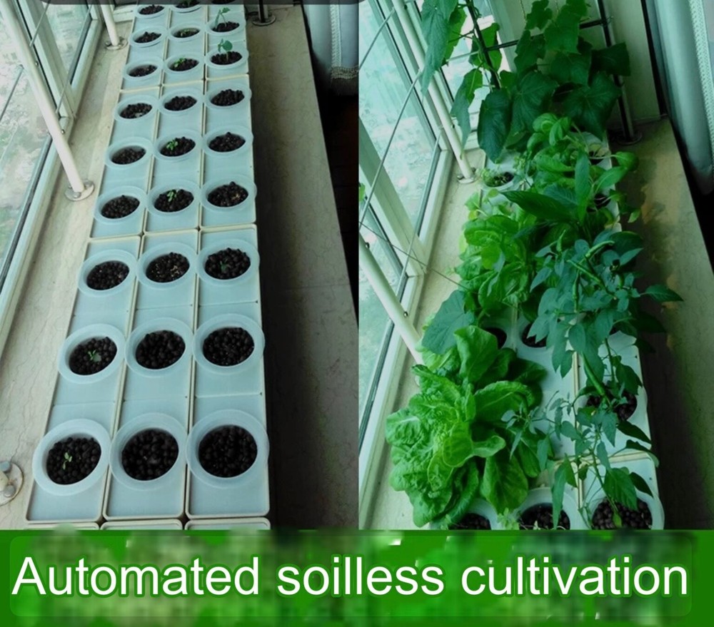 Balcony and indoor planting pot automatic Hydroponics system