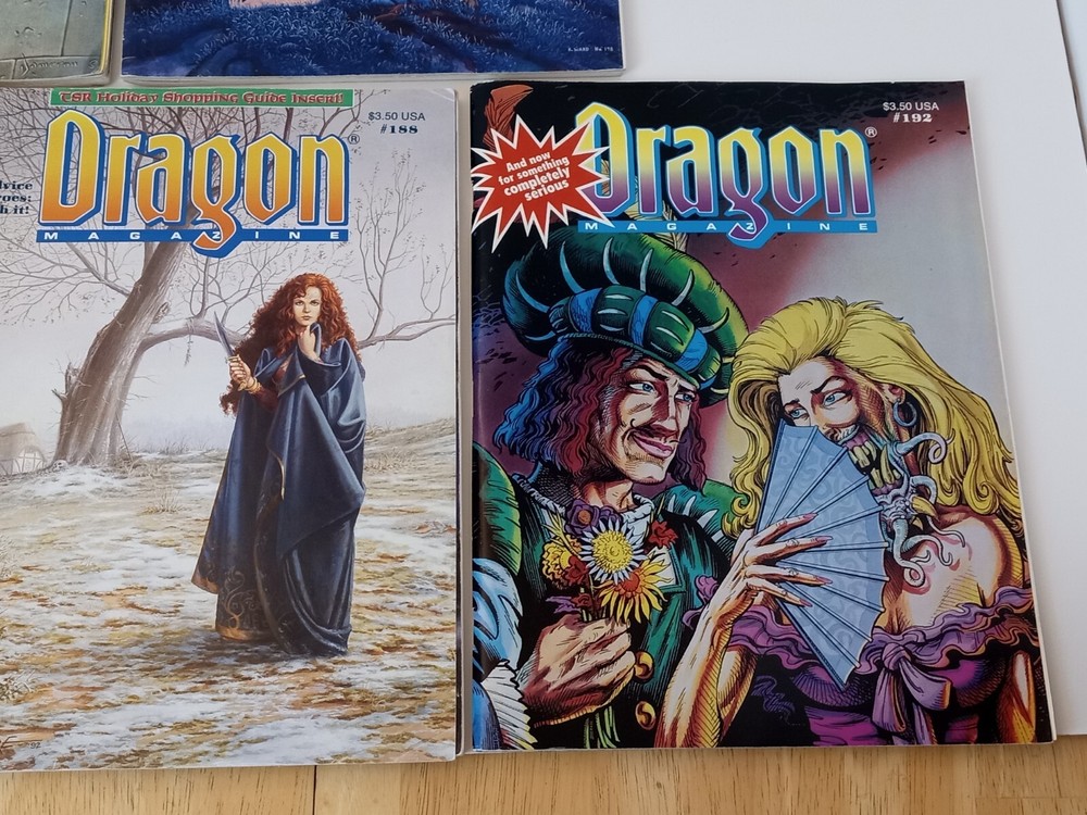 Dragon Magazine Lot TSR