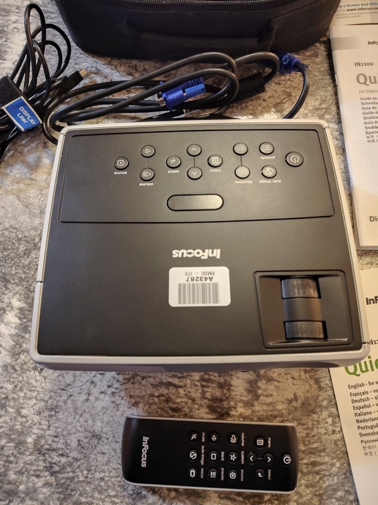 Infocus IN1100 Projector Near Mint