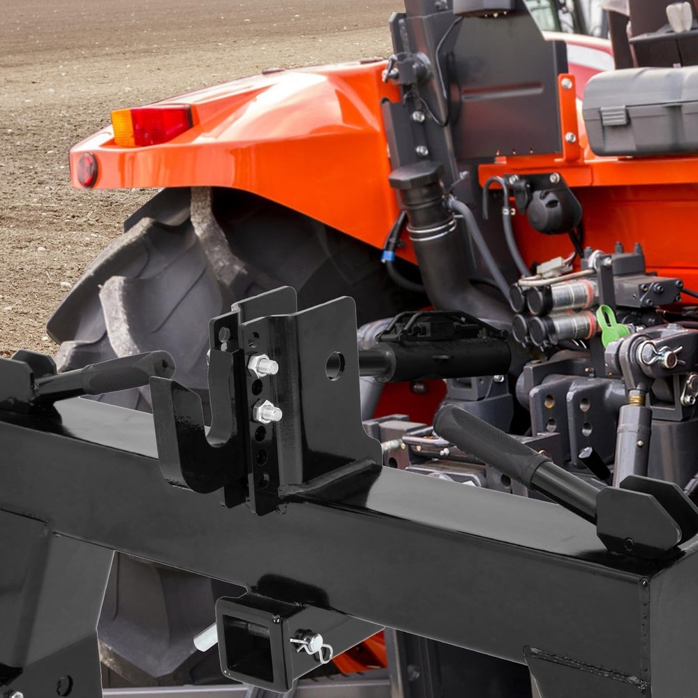 3-Point Quick Hitch Category 1 Tractor Implement Adaption 3000 LB Lift Capacity