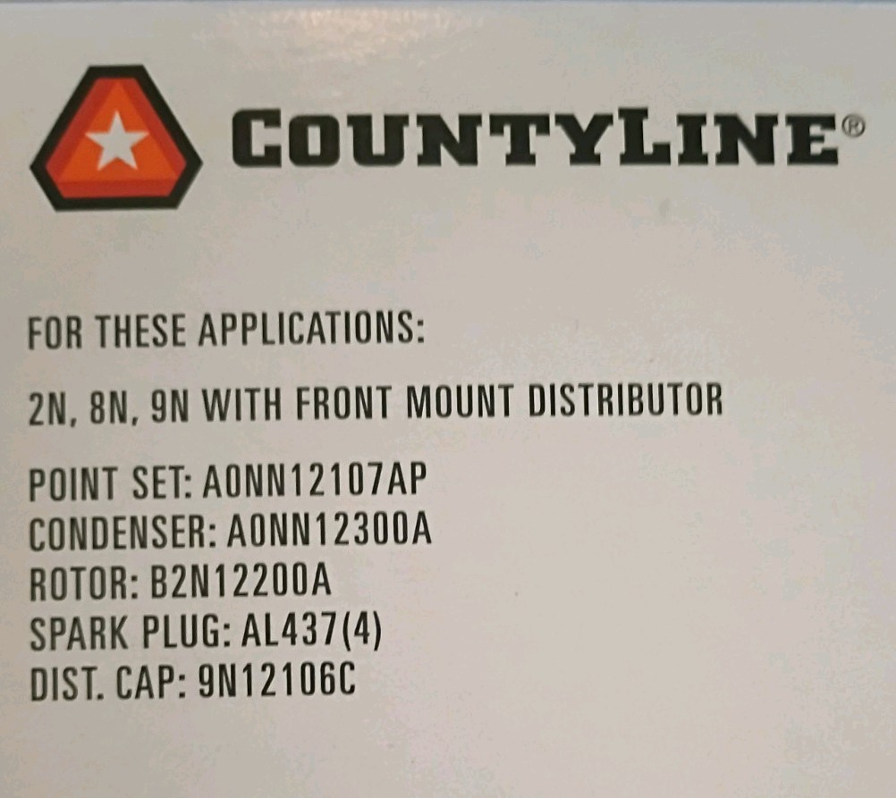 Ford Master Ignition Tune-Up Kit for 2N 9N 8N Tractor