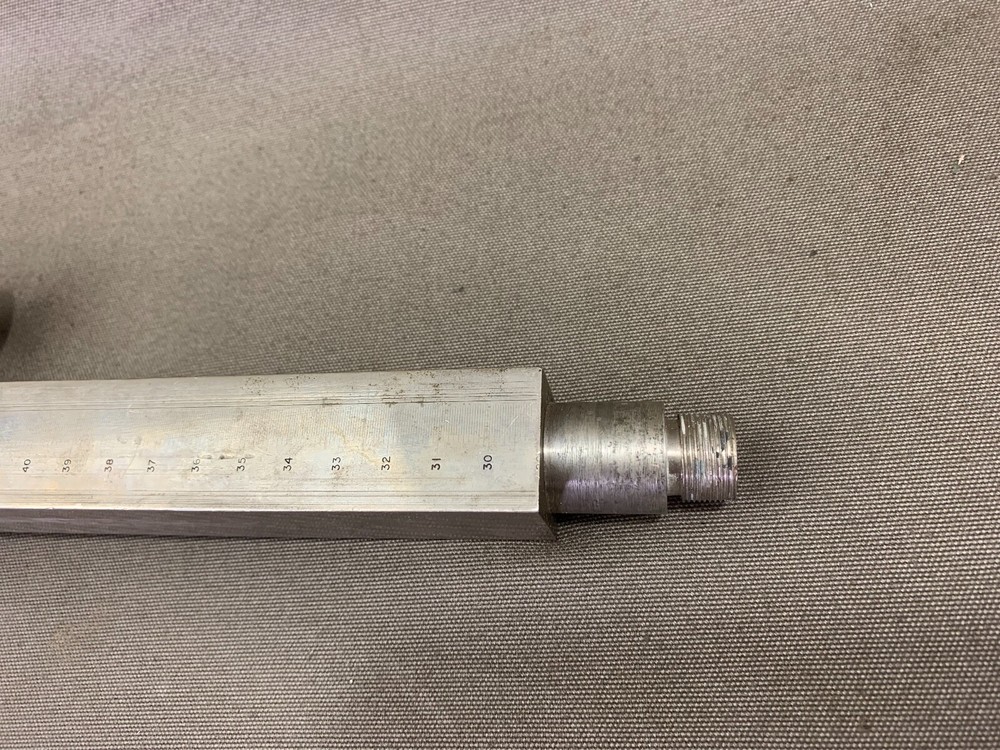 BRASS & GERMAN SILVER MEASURING DEVICE METRIC ???