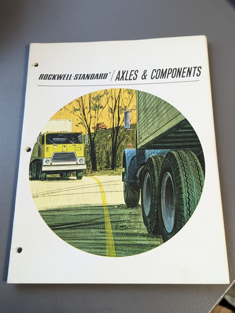 1968 ROCKWELL STANDARD Axles & Components BROCHURE
