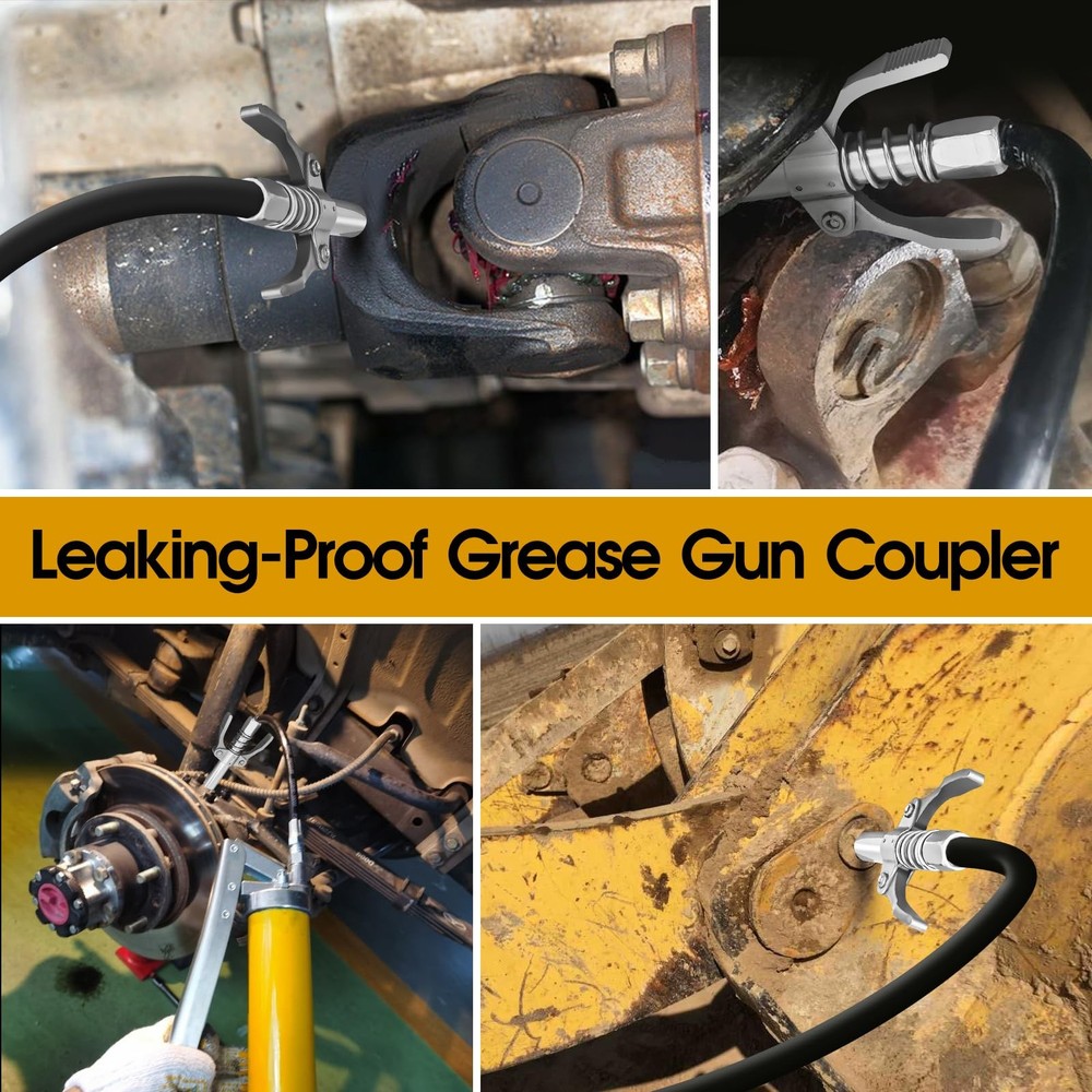 Akeoil Grease Gun Coupler, Tips, Accessories, 12000...