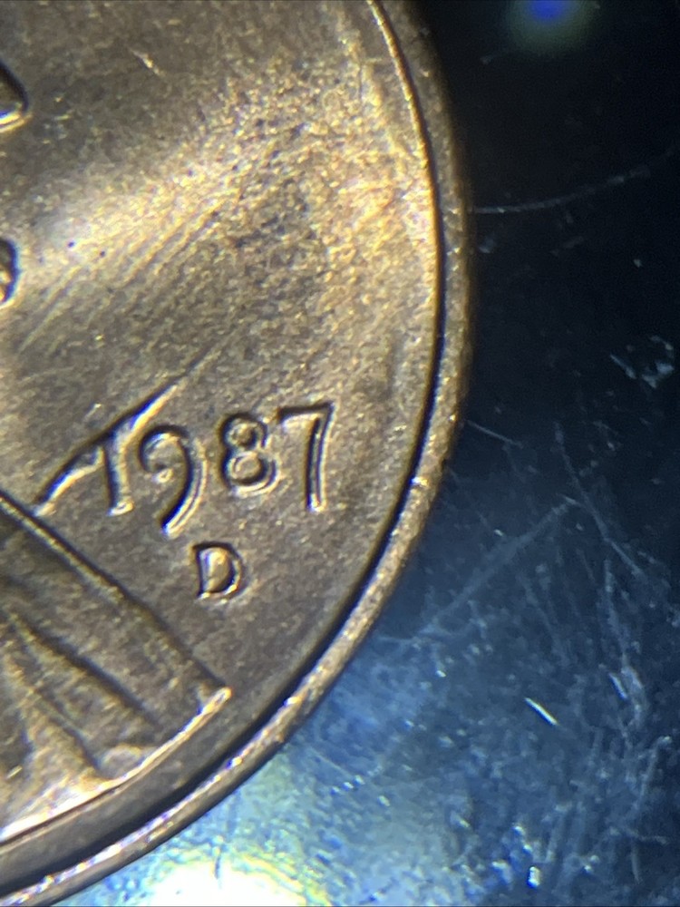 1987 d Linear Planchet Blister