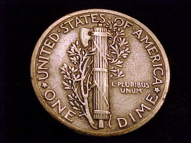 1936-P Mercury Dime, Very Fine Grade.