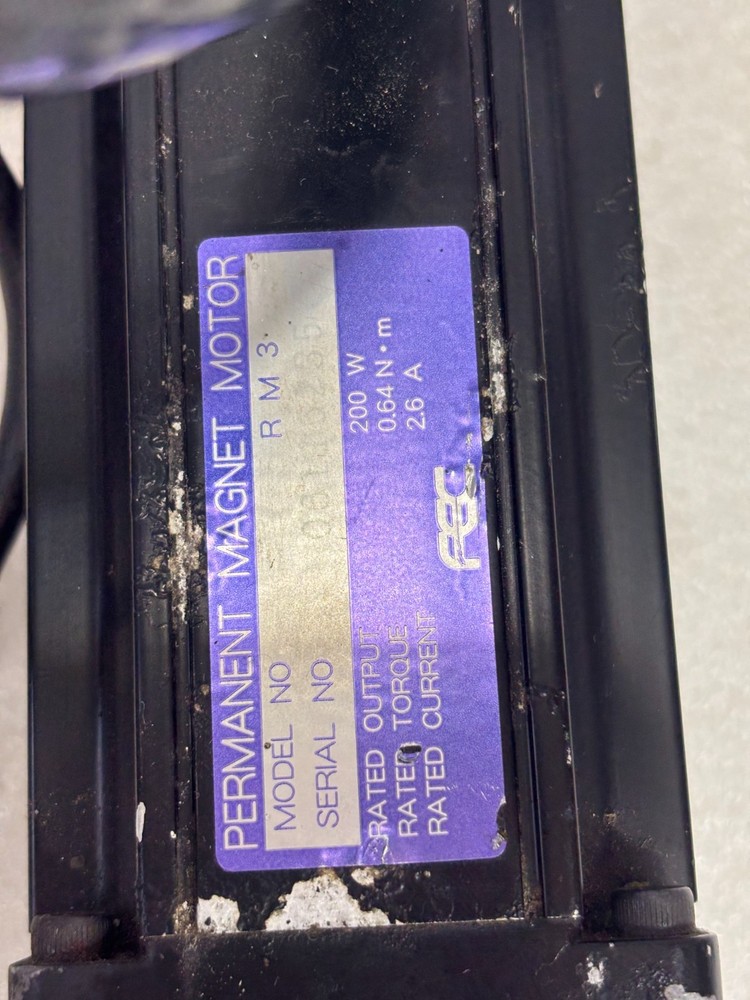 PERMANENT MAGNET MOTOR RM3 Servo Motor NFT-401RM3-S