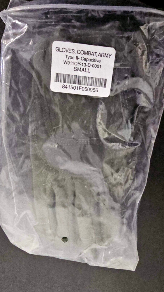 Gloves, Combat, Army,type 11-Capacitive, Grenn size SMALL