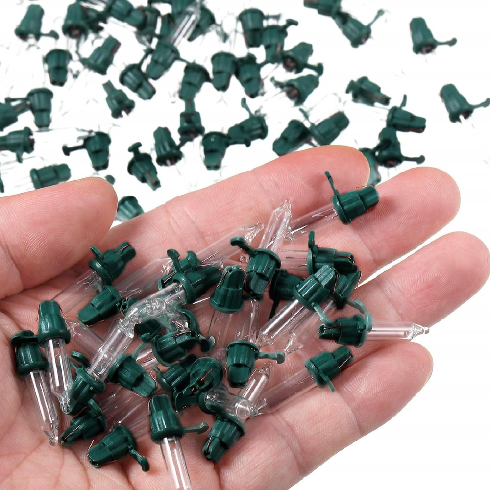 60 Count Christmas Tree Replacement Light Bulbs 2.5V 0.425 Watt Replacement Bulb
