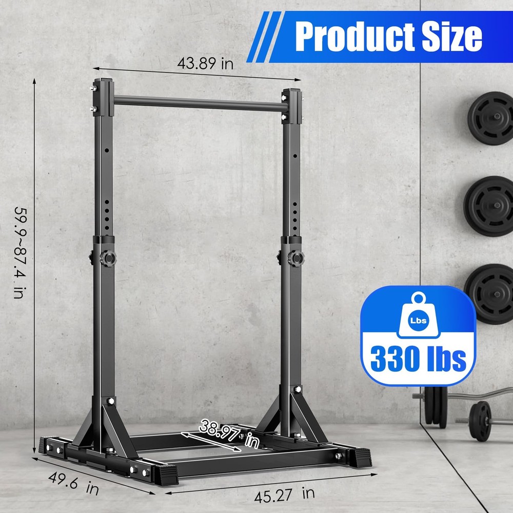 Pull Up Station,Power Tower Adjustable Pull Up Bar Free Standing, Pull Up Bar...