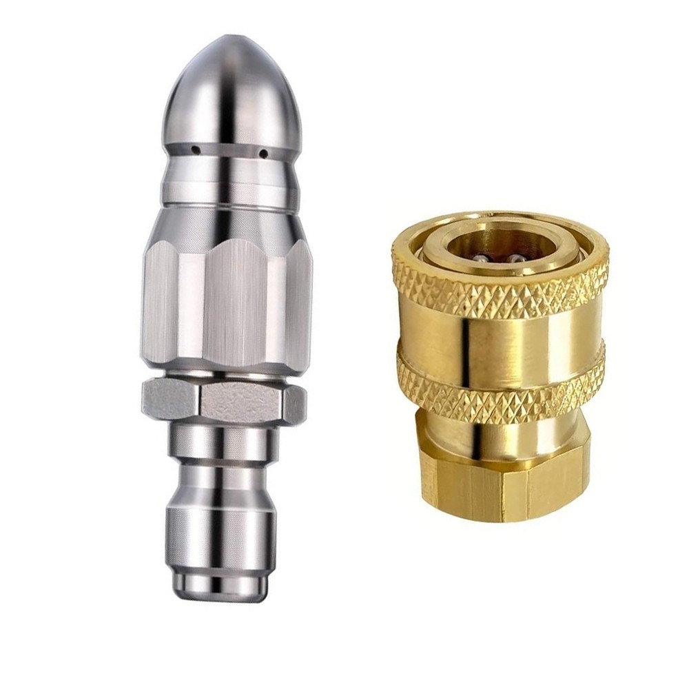 5000 PSI Nozzle Drain Cleaner Easy Connection Effective Blockage Resolution