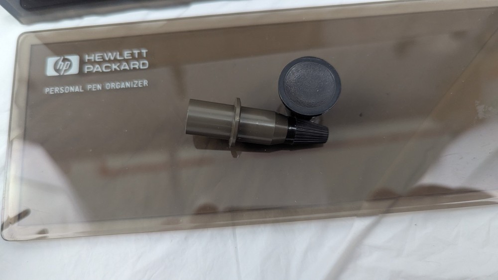 Vintage Hewlett Packard Personal Plotter Pen Organizer with 32 tips