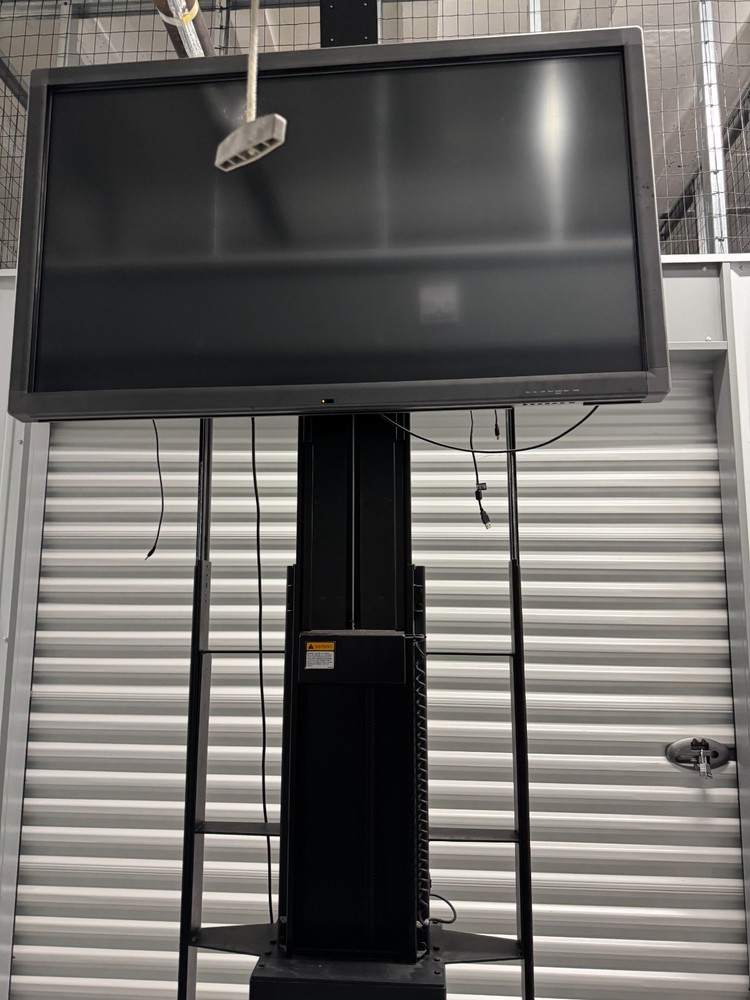 55” Interactive Touchscreen Commercial Display on Motorized Mobile Stand Android