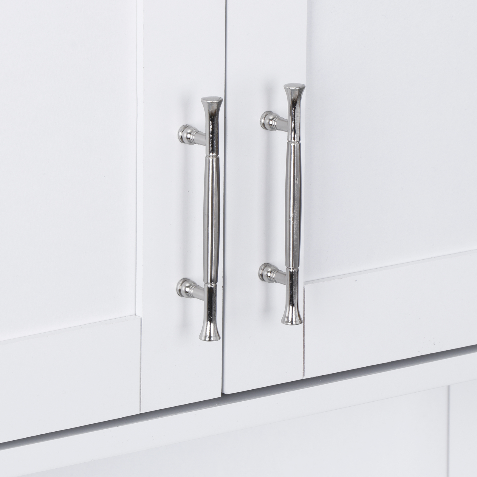 Bathroom Wall Cabinet Mounted Over Toilet Storage Space-Saving Organizing White