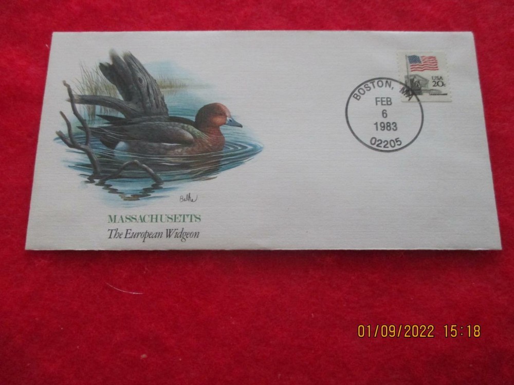 Massachusetts: 7 Various First Day Covers
