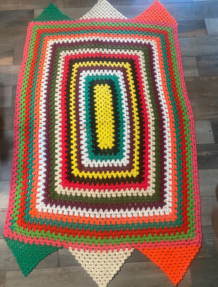 crocheted afghans handmade Throw Blanket