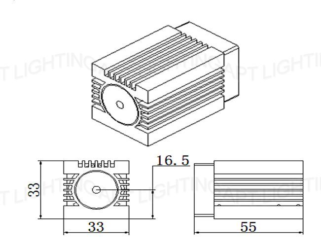 Quality Super stable 200mW 532nm green laser module + focus TTL continuous work