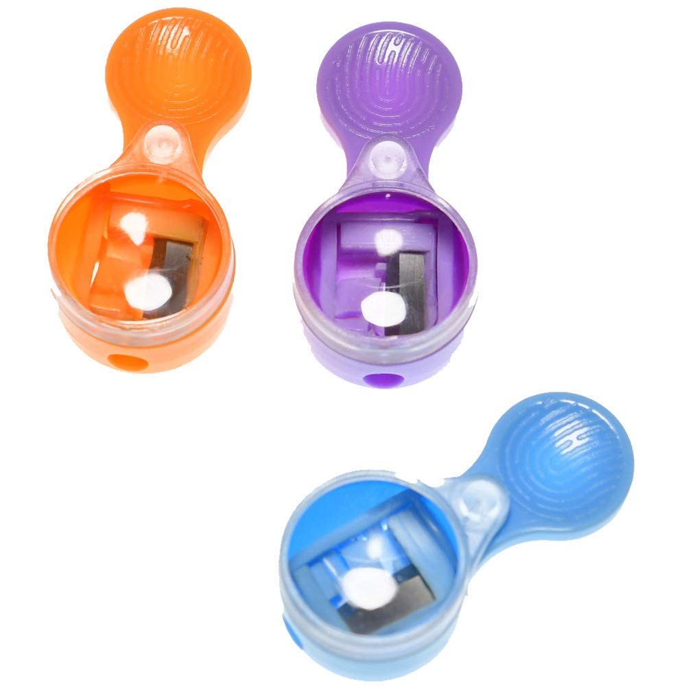 WEKOIL 2.0 Lead Pointer Pencil Sharpener, Mini 2mm Leads Orange+purple+blue