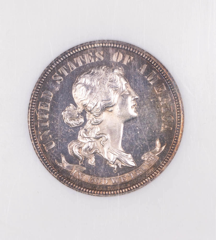 1870 Pattern Coin NGC PF-66 J-918 Proof 25c