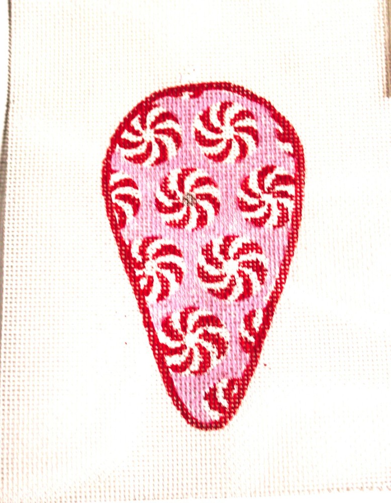 Scissors Case Needlepoint Canvas 18 mesh Christmas Candy ONE Scissors & Threads