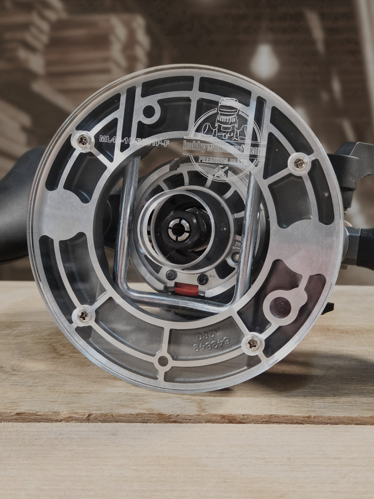 3/8″ Thick baseplate for Milwaukee 48-10-5601 base with bushing compatibility.