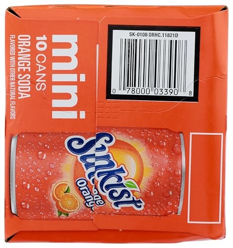 Sunkist Sunkist Regular 10pk Mini Can, 75 Fl Oz