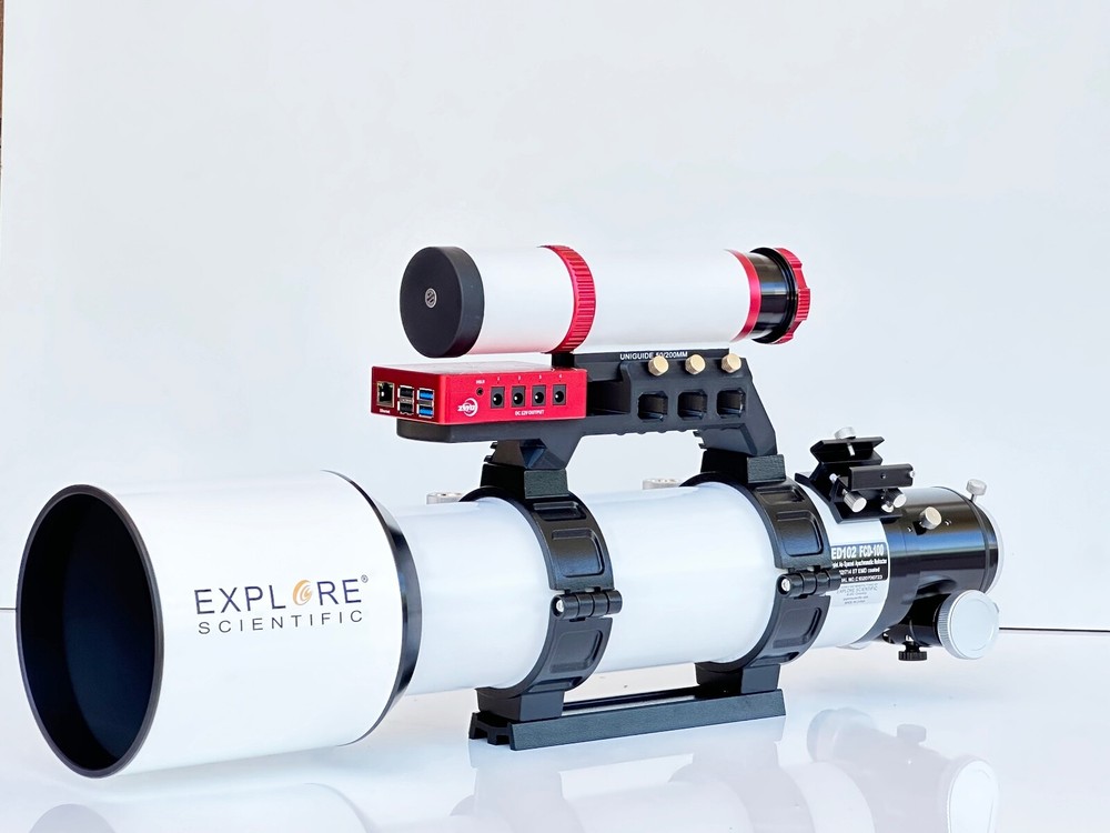 ZWO ASIAIR & Guide Scope Mount for Explore Scientific Refractor Telescopes