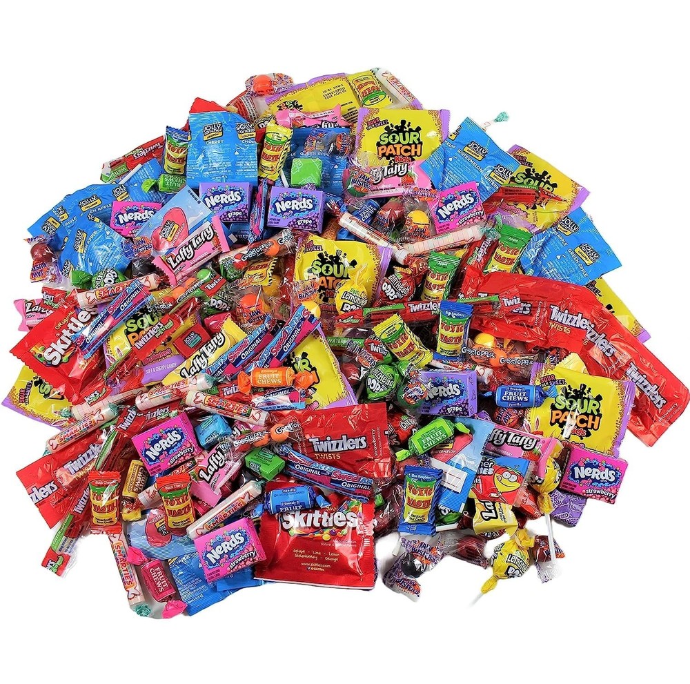 Variety Candy Pack - 2 LB Assorted Party Mix - Individually Wrapped Bulk Candy -