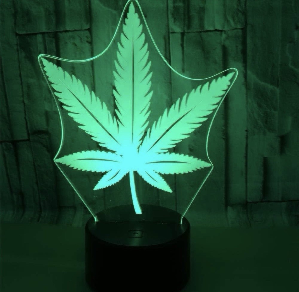 420 Leaf 3D LED Table Lamp/Night Light