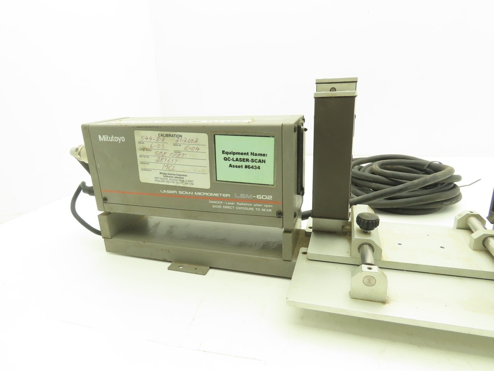Mitutoyo LSM-602 Laser Scan Micrometer with Size Adapter