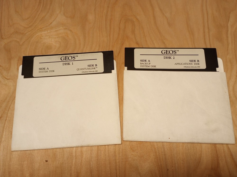 Commodore 64 / C64 Geos System (1985) Diskettes - Berkeley Software