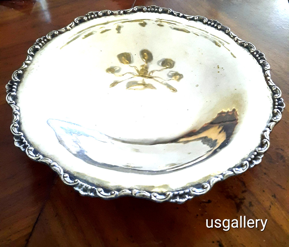 Vintage 161 g Solid .800 Silver Three Footed Serving Bowl / Dish