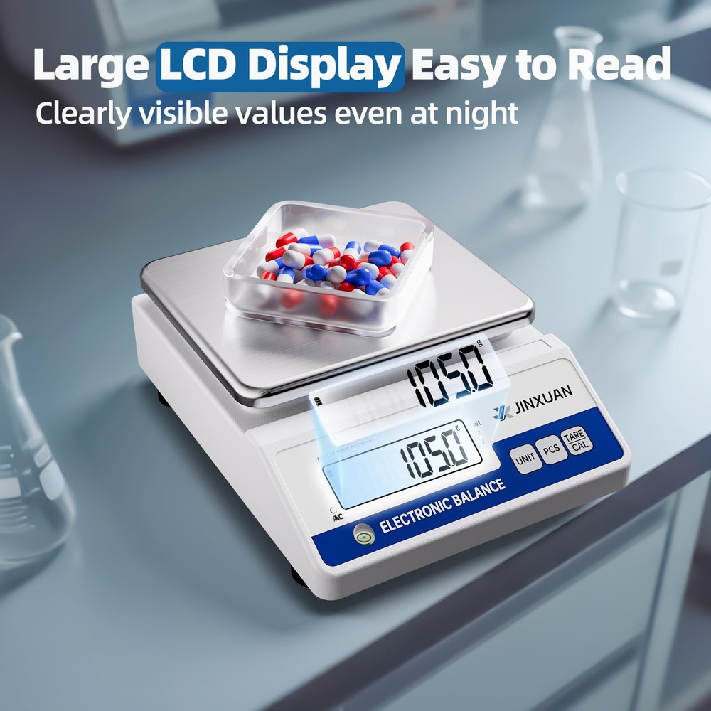 Lab Scale 1000g Digital Scale 0.01 Gram Accuracy High Precision Scale