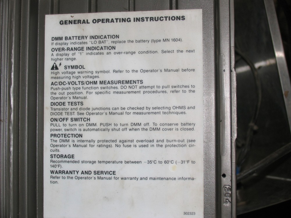OTC DIGITAL MULTIMETER MODEL NO. 3450