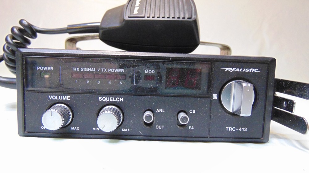 Realistic TRC-413 40ch CB with Mic Vintage working