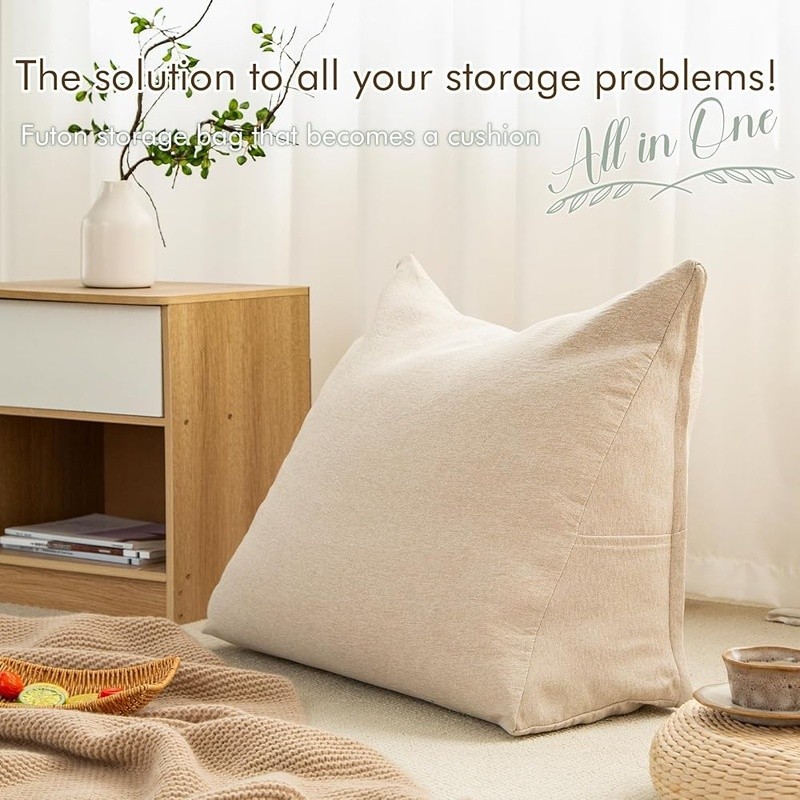 Comforter Storage Bag Polyester Organizer Dual Zipper Side Pockets Foldable New