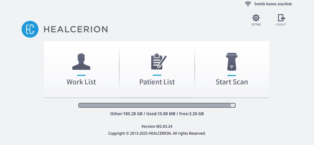 SONON 300L Linear Array Wireless Ultrasound Probe Device