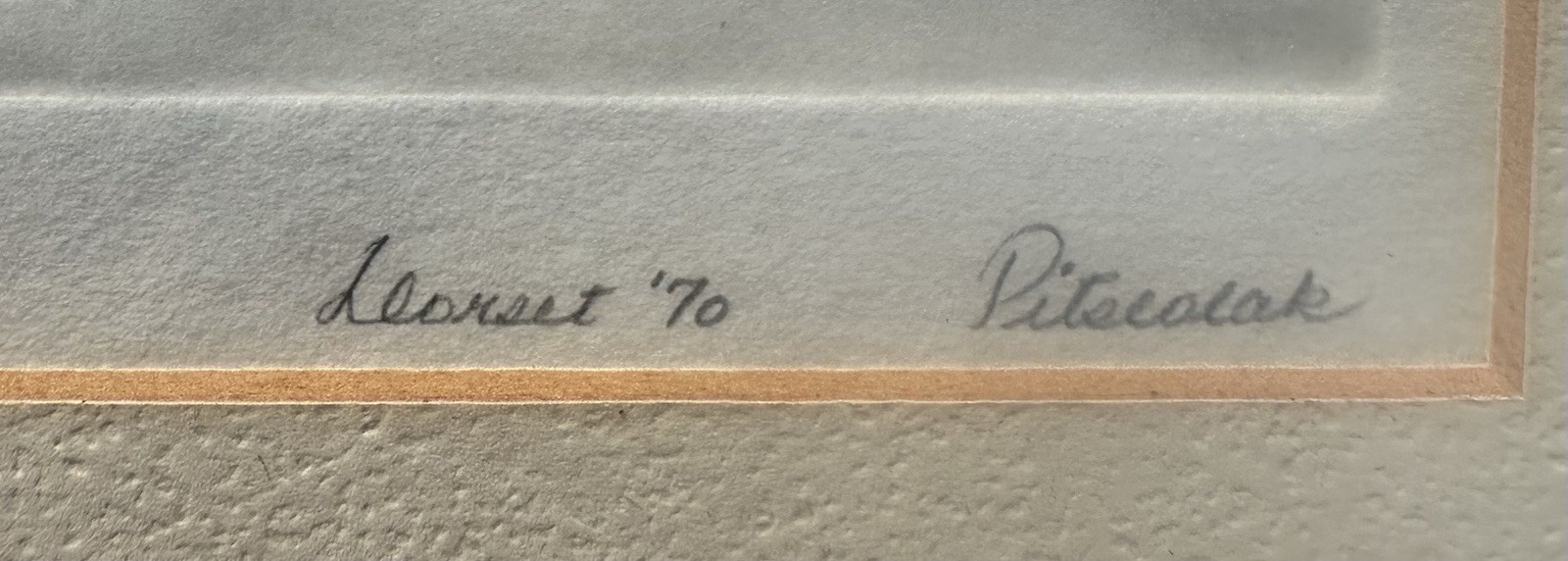 1970 Pitseolak "Owl and Sea Beasts" 37/50 Cape Dorset Native Rare American Art