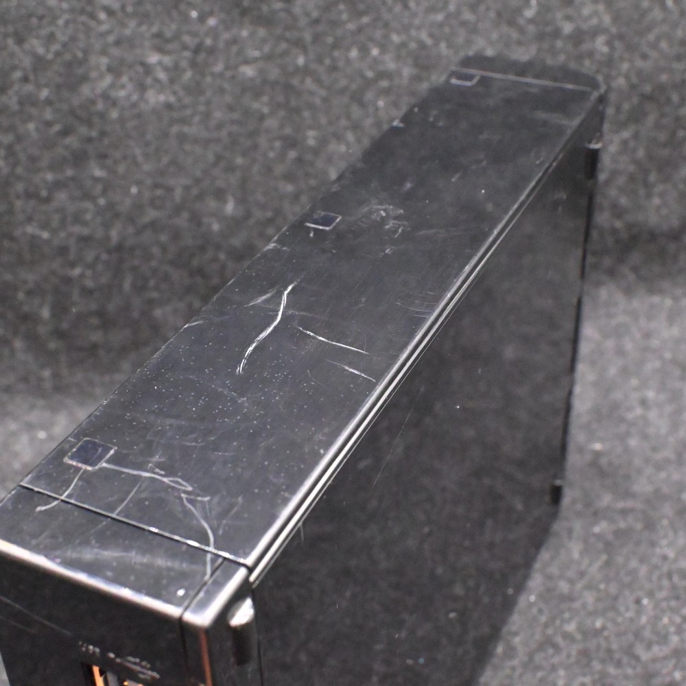 NINTENDO WII BLACK CONSOLE RVL-101 BUNDLE W/ CONTROLLER NUNCHUK SENSOR & CABLES