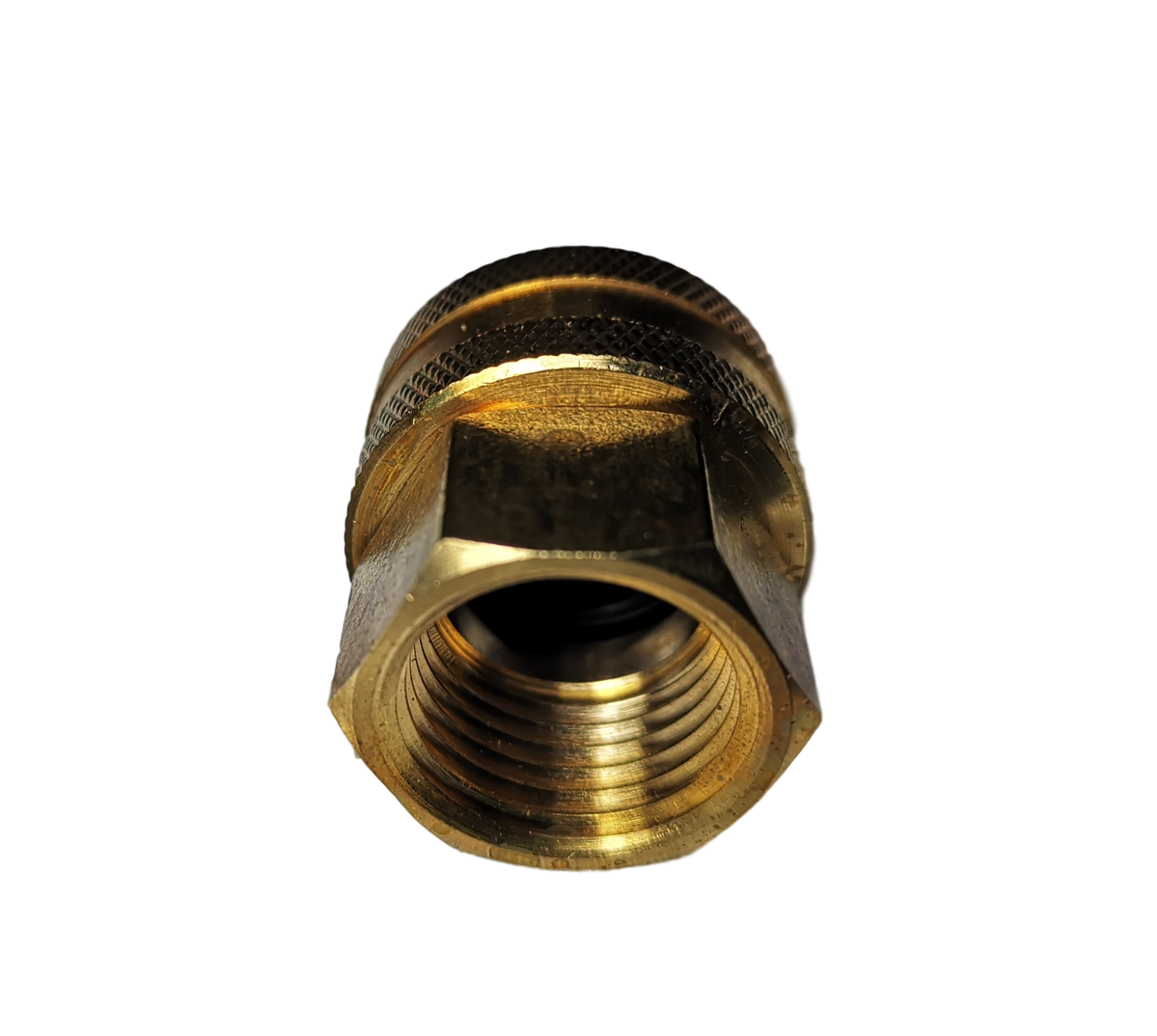 10 PIECES 1/2" FNPT X 3/4" FHT GARDEN HOSE THREADED SWIVEL ADAPTER, LEAD FREE