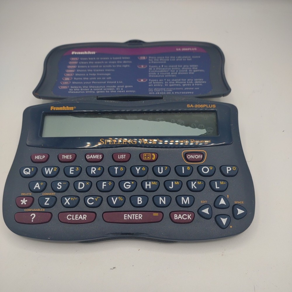 Franklin Spelling Ace SA-206Plus Electronic Dictionary Spelling replacement part