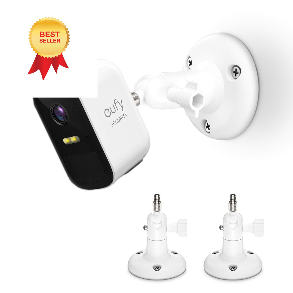 VOMENC Adjustment Wall Mount Holder Compatible with Eufycam 2PACK, WHITE