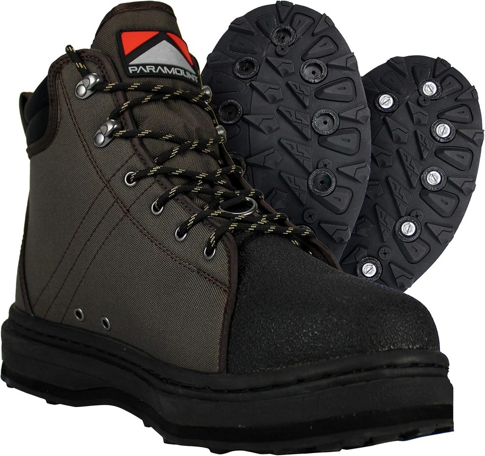Paramount Stonefly Cleated Sole Wading Boot, Rubber Bottom Wading boot 9