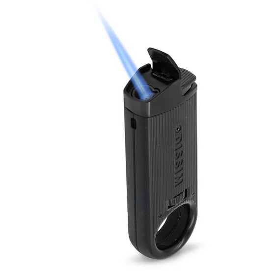Slim Torch Metal Lighter -Single Torch Windproof Lighter