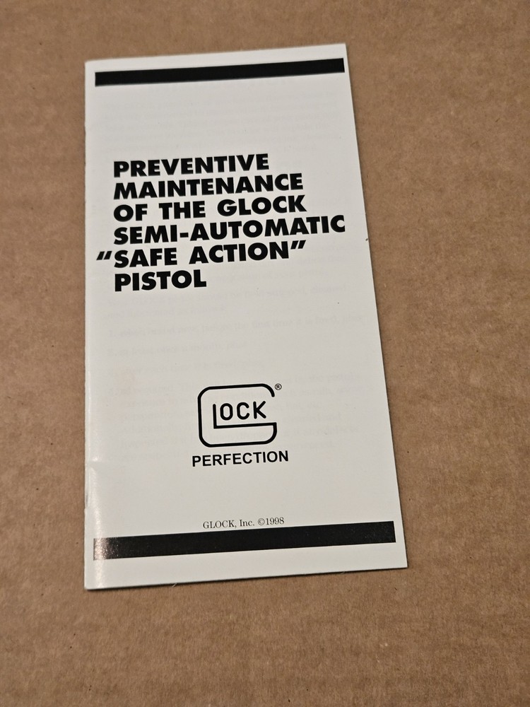 glock safety manual